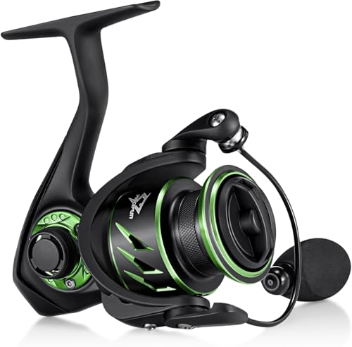 Piscifun Viper X Spinnrolle, ultraleicht, 5,2:1, Hochgeschwindigkeits-Spinn-Angelrolle, 10 + 1BB, Kohlefaser, 15 kg max. Zugkraft, 1000er-Serie