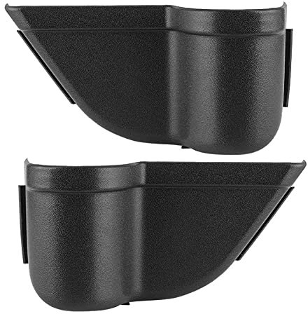 Boîte de Rangement, Duokon Boîte de Rangement, 2 pièces boîte de Rangement de Porte Avant Plateau Organisateur d'insertion latérale adapté pour Wrangler JK JKU 2011-2018