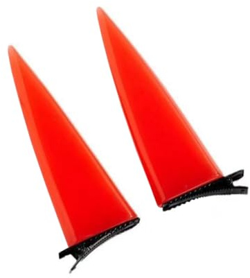 Xinchangda Anime Denji Power Cosplay Hair Clip Red PVC Horns Headwear Accessory Props for Halloween Party