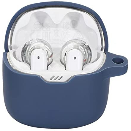 Soft Silicone Skin Case for JBL Tune Flex, Shock-Absorbing Case Cover Accessories with Keychain for Men Women for JBL Tune Flex-Color #5