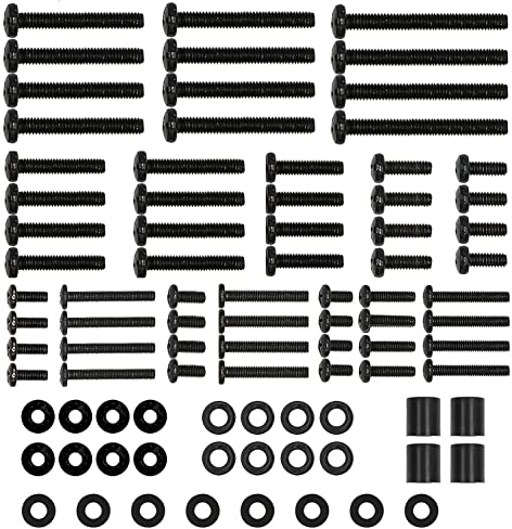 Kit De Matériel De Montage Universel pour Téléviseur, lot de vis de montage pour TV, vis et entretoises M4, M5, M6, M8, fonctionne avec n'importe quel support mural TV