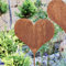 Edelrost Gartenstecker Herz Mondo Höhe 120 cm Deko (93147000)