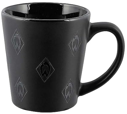 Werder Bremen Tasse Becher Kaffeetasse ** Rauten Schwarz **