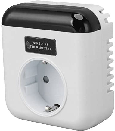 Brrnoo Digitaler Thermostat-Temperaturregler, Steckdose, Intelligenter WiFi-Thermostat, Steckdose, Programmierbarer Kabelloser Elektrischer Stecker mit APP-Fernbedienung