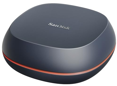 SanDisk SDSSDT40-8T00-NA25 Disque SSD de bureau externe de 8 To – Jusqu'à 1000 Mo/s, USB-C, USB 3.2 Gen 2
