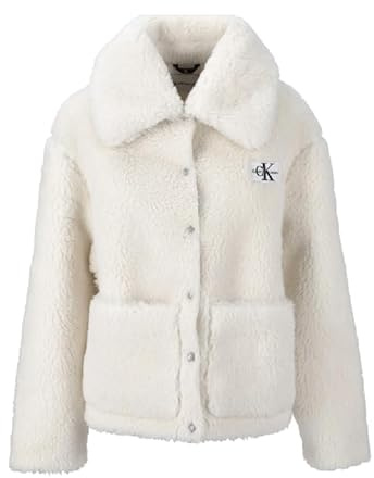 Calvin Klein Short Sherpa Jacket - L