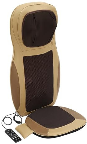 LNINNERY Rückenmassagegerät Massagesessel für Nacken und Rücken Ganzkörper Rückenmassagegerät für Schulter Taille Geschenke (Beige)