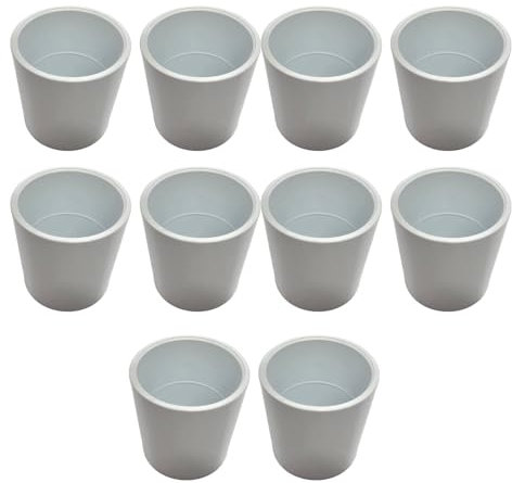 Duraplast UK™ Solvent Waste Straight Coupler 32mm (Exterior Diameter 36mm | 1 ¼ Inch) White | Heavy-Duty PVC Pipe Connector | Leak-Free & Secure | Pack of 10 | for Plumbing & Drainage Systems