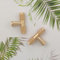Pexintek 10 Pack Gold Modern Cabinet Handles Solid T Bar Knobs Kitchen Bathroom bedrooms Study Furniture Door Vintage Pulls with Screws for Cupboards Drawer Wardrobe Dresser (Golden)