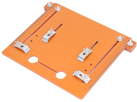 Kreissägen-Führungsplatte, 25 X 28 Cm, Oberfräsen-Tisch-Einlegeplatte, Trimmmaschinen-Grundplatte, Holzbearbeitungsbank-Klappplatte Zum Schneiden von Trimmmaschinen