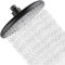 Drenky Duschkopf Regendusche Schwarz Hochdruck Wassersparender Regenduschkopf Ø220mm Selbstreinigende Regendusche Brausekopf 330 Silikon-Wasserauslasslöcher 360° Verstellbar Mit Drehkugel