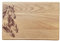 Frühstücksbrett Eiche Vesperbrett Holzbrett Camping Frühstück Geschenk Jausenbrett Brotzeitbrett 30 x 20 cm (Pferd)