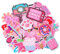 36 Pcs Pink Iron on Patches Cute Sew on Patches for Clothing Assorted Styles Embroidered Patch for Clothes Backpacks Jackets Jeans Hats DIY Accessory
