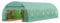 VEVOR Invernadero Túnel 890x295x198 cm Carpa Refugio para Plantas con Estructura de Acero Galvanizado Cubierta de PE Verde Puerta Enrollable con Cremallera 12 Ventanas para Cultivo de Verduras Flores