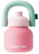 CHAKO LAB Water Bottle with Straw and Carry Handle | Wide Mouth Vacuum Insulated Stainless Steel Metal Bottles| Reusable, Leak-Proof & BPA Free | 1000ml Pink&Red