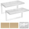 CPROSP 2 Pieza Cubierta Toma Corriente Tipo 86, Tapa Enchufes Pared Caja, Caja Enchufe Interruptor Impermeable Pared, para Baño, Cocina, Exterior, Blanco