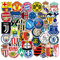 50Pcs Cool Soccer Club Stickers, World Cup Football Match Stickers, Graffiti Colorful Waterproof Vinyl Decals for Laptop Skateboard Water Bottle, Teens and Adults