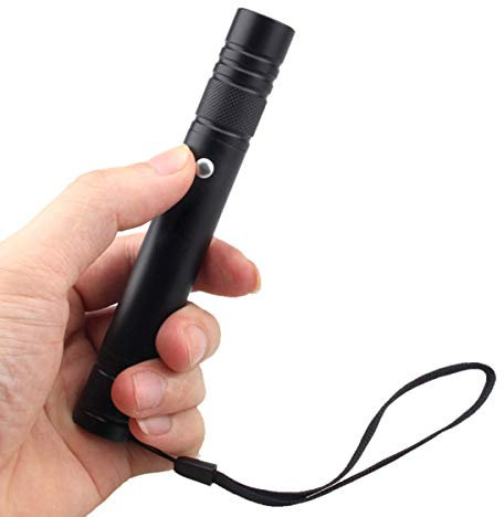 YILAYMEI USB-Taschenlampe, wiederaufladbar, leistungsstark, Präsentationsgerät, Grün