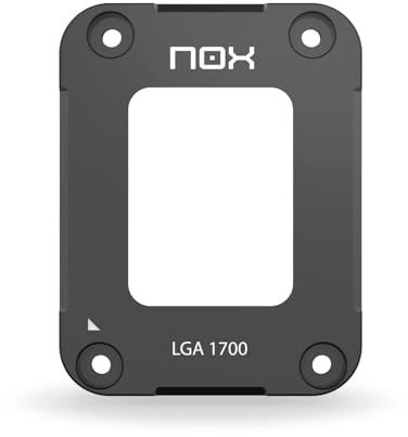 NOX XTREME PRODUCTS HUMMER SHIELD INTEL - Soporte de disipador de calor para CPU, compatible con Intel, aleación de acero, color negro