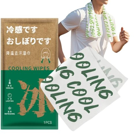 Lingettes rafraîchissantes et anti-transpiration, lingettes rafraîchissantes pour le corps, serviettes de nettoyage de voyage, largement applicables, pratiques à transporter, 65 cm, pour la randonnée