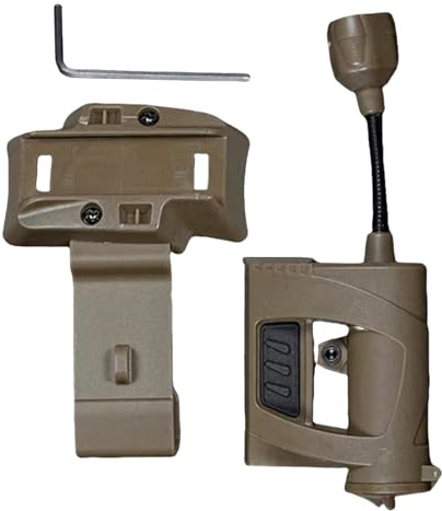 Luz de casco de combate al aire libre - Luz de carga de csco militar táctico, lámpara de antorcha de cassco Airsoft LED, faro ajustable 4 colores | Luces de casco en bicicleta para acampar Fishing Run