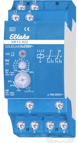 Eltako NR12-002-3X230V Netzueberwachung Anzahl Relais-Ausgaenge: 2