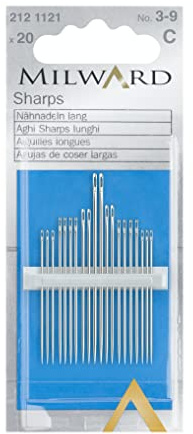 Sharps Hand Sewing Needles, Nos.3-9