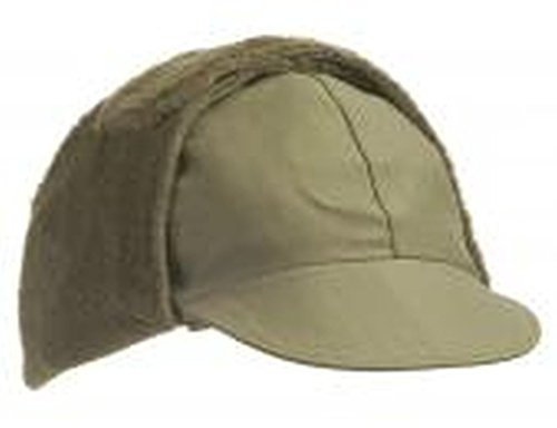 A. Blöchel Original Wintermütze der Deutschen Bundeswehr mit Schirm und Ohrenschutz in verschiedenen Farbe und Größen (57, Oliv)