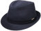Stetson Benavides Trilby Wollhut Damen/Herren - Hut aus Wollfilz - Made in Italy - Winterhut mit Teflon-Beschichtung (wasserabweisend) - Trilbyhut Herbst/Winter - Herrenhut blau 58 cm