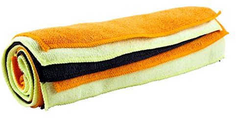 ARMOR ALL Paños de Microfibra - Pack de 6 - Limpieza Profesional sin Arañazos, Alta Absorción, No Mancha Pintura, Lavable a Máquina, Óptimo para Coche y Hogar