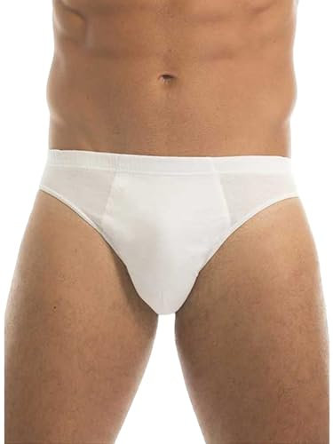 GARDA - 6 Slip Uomo 100% Cotone Filo di Scozia, Minislip,Basso Elastico Ricoperto, Art. 0952 (Bianco 6/XXL)