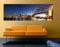 Leinwandbild No.561 Sydney at Night 120x40 cm Panorama Australien Metropole, Größe:40cm x 120cm x 4cm