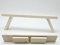 Schwibbogenuntersatz aus Holz Lichterbogenuntersatz Fensterbank 40 x 7 x 11,5 cm mit klappbaren Füßen Schwibbogen Untersatz Sockel