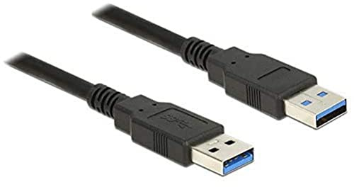 DeLock Cable USB 3.0 Type A Male to USB 3.0 SUPERSPEED A Male 2 m Black