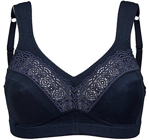 Swegmark - Cotton Star - BH ohne Bügel - Navy 80E