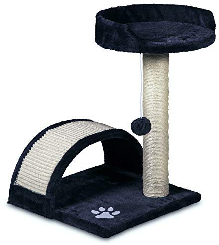 Arbre à chat avec niche et parc Jeux bleus de 50 cm