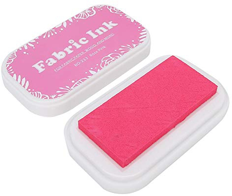 Stempelkissen Stempelkissen Stempelkissen Bunte Tinte für Holzstoff Scrapbooking für Gummistempel (Rosa)