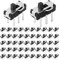 VISSQH 50 pcs Interruttore a Scorrimento 6 Pin 2 Posizione,Pannello Interruttore a Slitta,saldatura SPDT ON/OFF DC Miniatura Interruttore a Levetta,Interruttore a Scorrimento