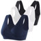 COLOMI Soutien-gorge d'allaitement sans fil en coton pour dormir - - XXL