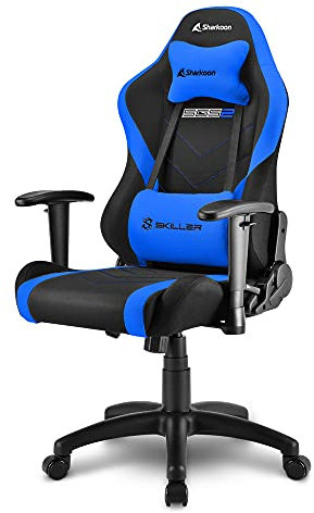 Sharkoon Skiller SGS2 Jr. Gaming Chair,Kunststoff, Blau, Junior