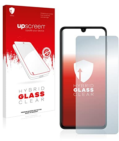 upscreen Schutzglas für Samsung Galaxy A22 4G | Transparenter Displayschutz Made in Germany Klare 9H Schutzfolie Glas-Folie Montage-Set Anti-Fingerprint