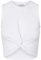 NOISY MAY Damen NMTWIGGI S/L TOP 3 NOOS T-Shirt, Bright White, XS