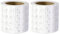 Weißes, reflektierendes Sicherheitsband, Xrkuu 2 Rollen, 3 m x 5 cm, Keine Rückstände, Reflektorband, selbstklebendes Sicherheitsmarkierungsband, Sicherheitswarnung, für LKW, Fahrräder, Helme