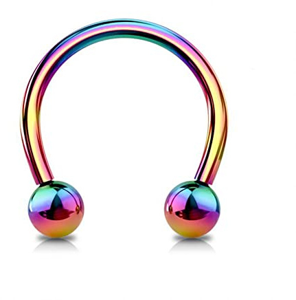 JEWEL BARREL Hufeisen Piercing Septum Nase Ring Ohrringe Nasenpiercing Hoop 16G, 6mm 8mm 10mm Chirurgenstahl Helix Tragus Nippel Körperschmuck