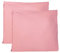 Kissenbezug 65x65 cm 2er Set - 100% Baumwolle, Superweicher Premium Jersey Kopfkissenbezug, Schlicht und edel im Design, Made in Italy - Rosa