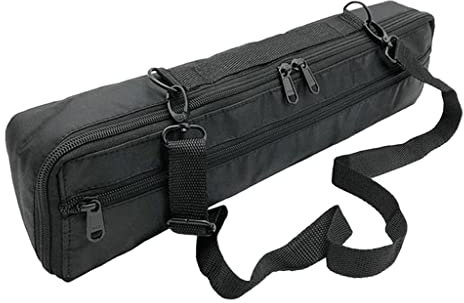 LOVIVER Borsa Porta Flauto Fori Imbottita in Peluche con Accessorio Tracolla