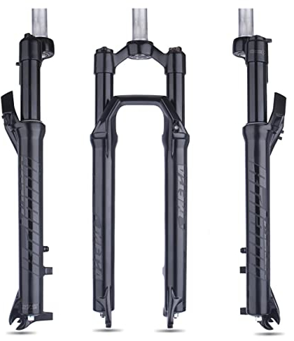 DHNCBGFZ Fourche Avant De Vélo Fourche De VTT 27,5/29 Pouces Alliage D'aluminium Déplacement 100mm 1-1/8 Tube Droit pour Vélo De Ville VTT(27.5)