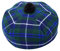 Scottish Traditional Tam o' Shatner Acryl Wolle Tammy Hut Pom Pom One Size Various Tartans Barett Balmoral Flat Kilt Bonnet Jimmy Hats Flat Cap, Blaues Douglas Tartan, L/XL