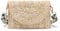 Syrads Pochettes d'été en paille tissée pour femme Sac à main tissé Sac à bandoulière en paille Sac de vacances à la plage,beige 04