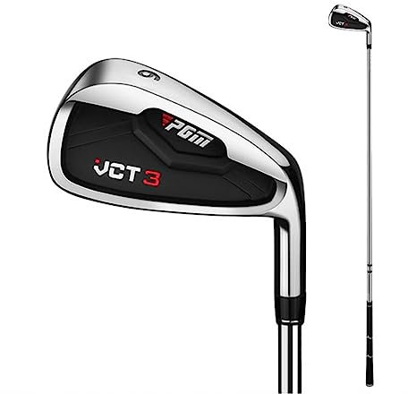 #5/#6/#7/#8/#9/#PW/#SW Golf Club Ferro con carbonio/acciaio Rod - Ferri da golf professionali per uomini e donne - per destrorsi (con asta in acciaio, #6)